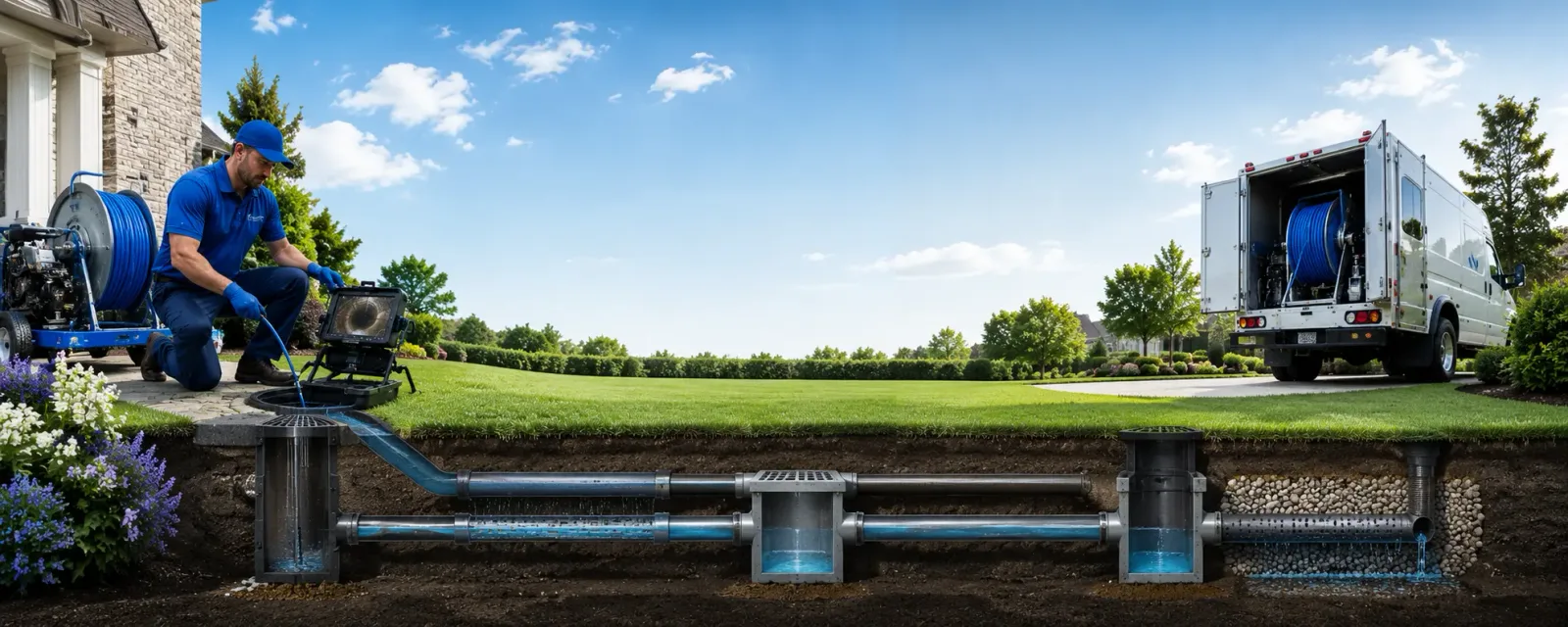 Outdoor drain cleaning information for Jenks, OK